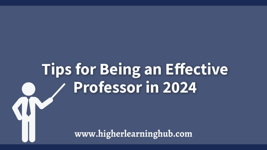 ​Effective teaching strategies for professors